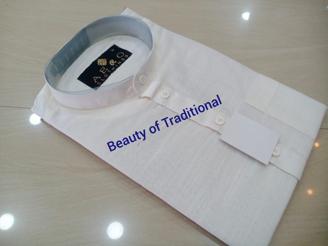 Avanika Collection's Attractive Slub Cotton Full Sleeve Kurtha For Men |  Cotton Kurta