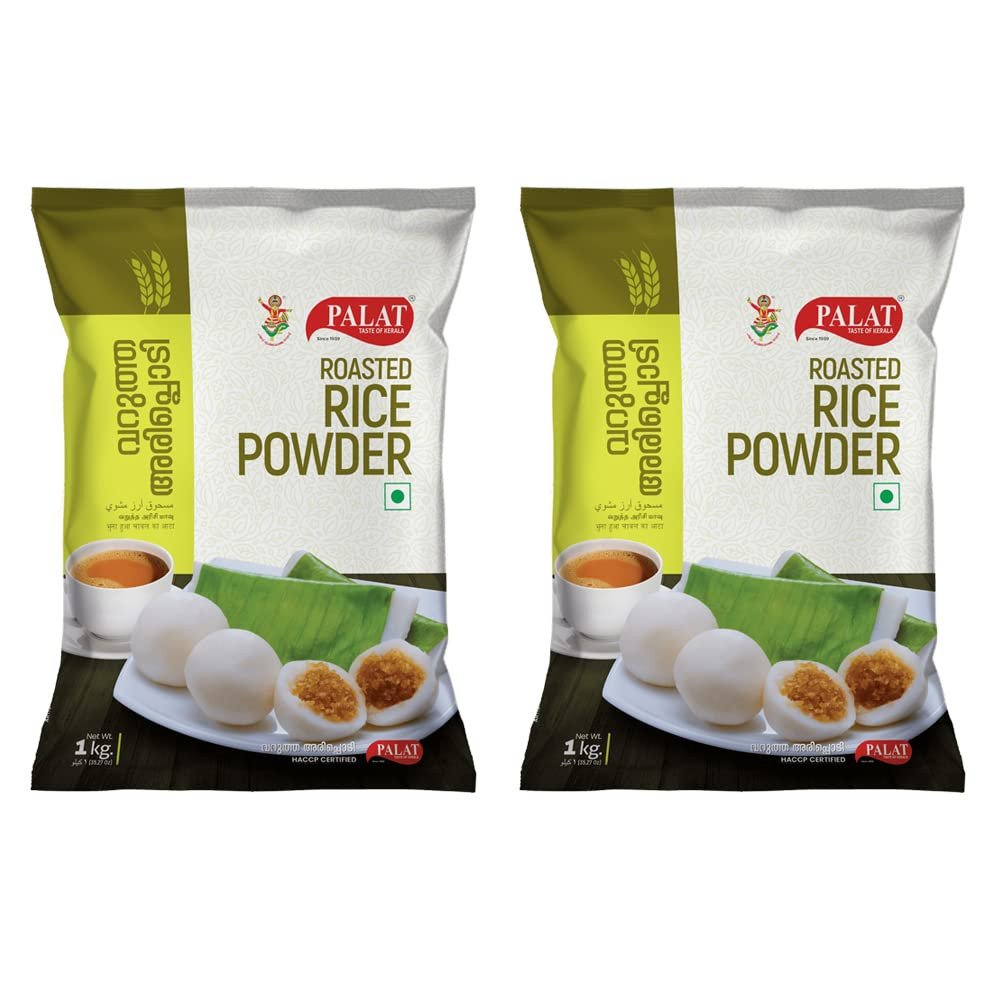 Palat Roasted Rice Flour| Vattayappam Kozhukatta Powder|1 kg Pack of 2