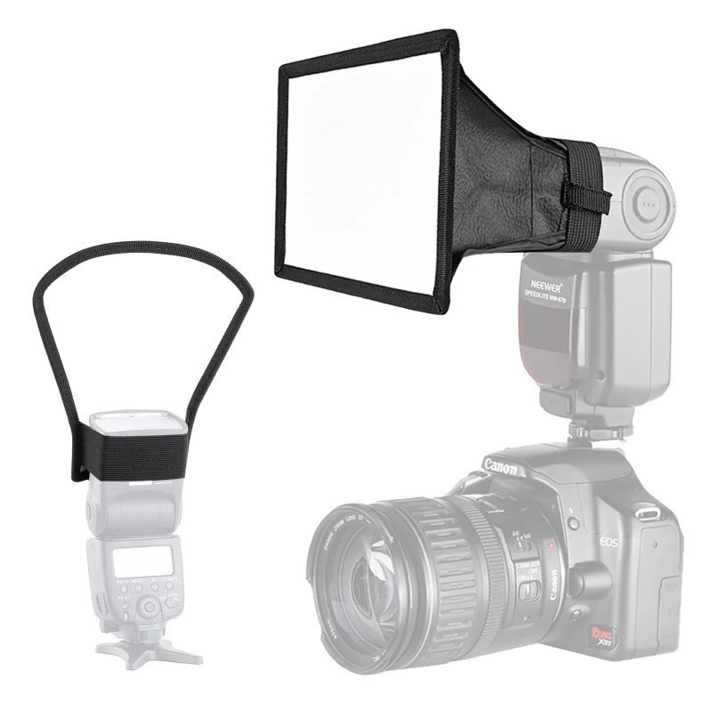 Speedlite Flash Softbox and Reflector Diffuser Kit