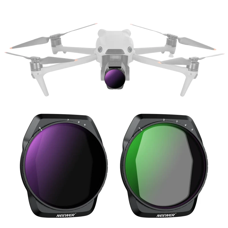 NEEWER FL-A88 Variable ND Filter Set Compatible with DJI Air 3S | Pre-order