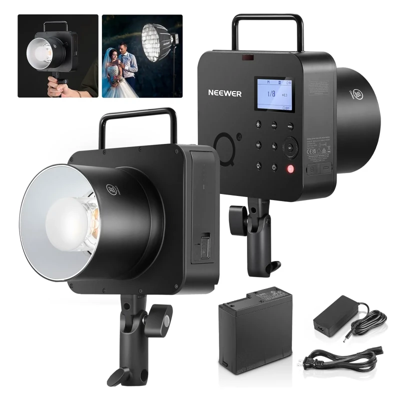 NEEWER Q4 400Ws 2.4G TTL Flash - Basic kit