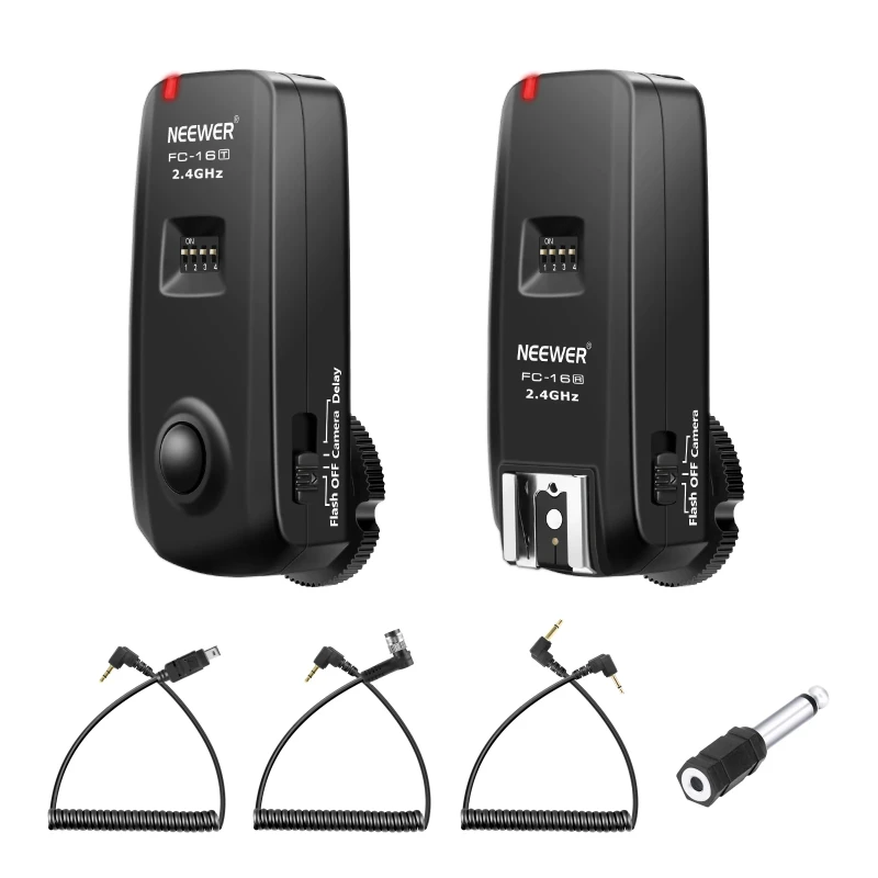 Wireless Flash Trigger with Remote Shutter for Nikon (FC-16)