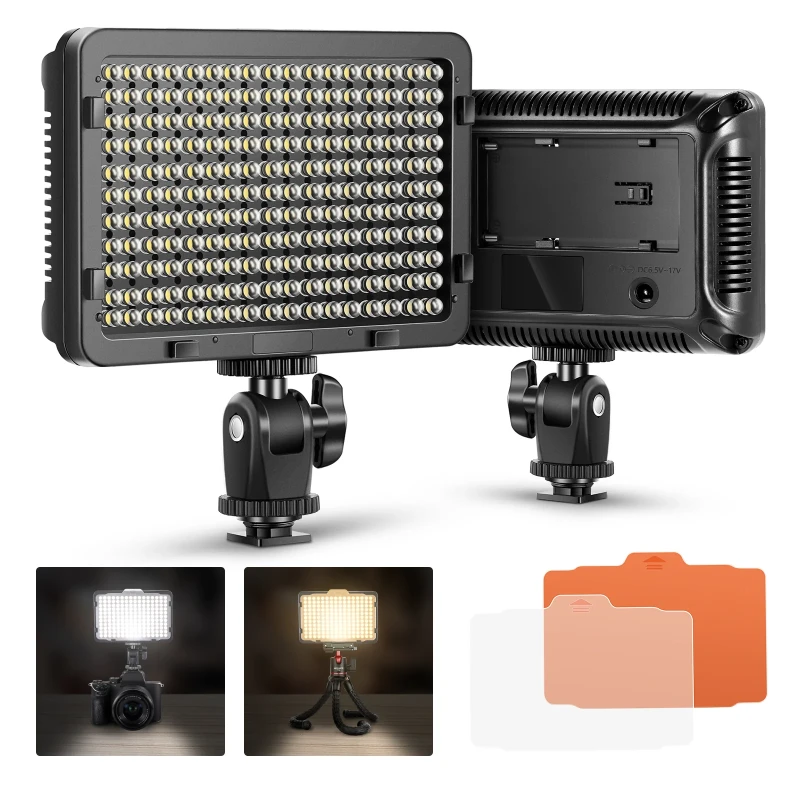 On Camera Dimmable 176 LED Lighting Panel