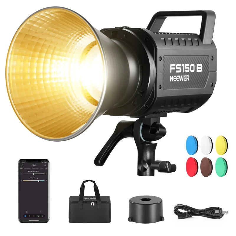 NEEWER 130W Bi-Color LED Video Light (FS150B) - Diffuser kit