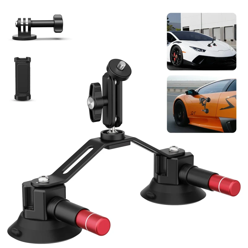 NEEWER Dual Suction Cup Car Mount Kit (CA066)