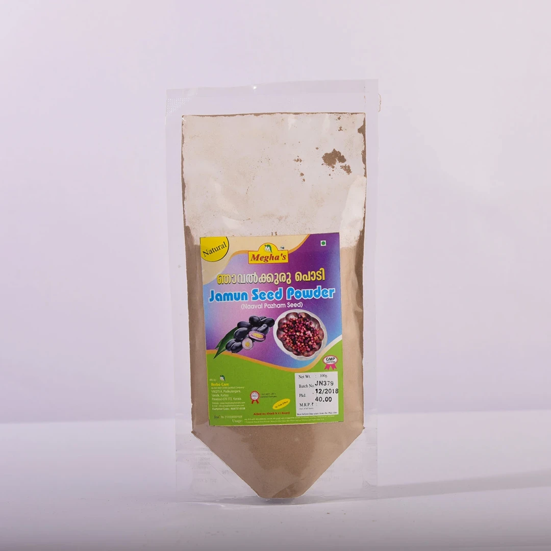 Megha's Organic Njavalkuru Seed Powder / Juman Seed Powder (Pack Of 4)