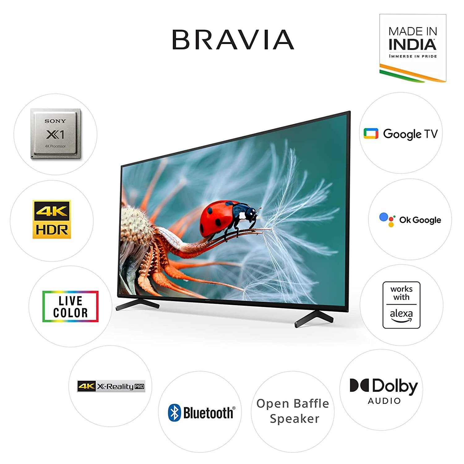 Sony Bravia 139 Cm (55 Inches) 4K Ultra HD Smart LED Google TV KD ...