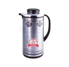 Flamingo Stainless Steel Vacuum Flask 1.3 Litre | FL3826VF 1.3L | Thermos | Vacuum Flask | Silver & Black Colour