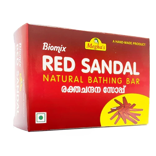 Megha's Herbal And Natural Red Sandal Bathing Soap (Pack Of 5)