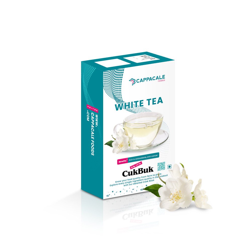 Organic White Tea 50G | Perfect Cup Of Tea | Rich In Antioxidants, Promotes Glowing Skin  And Act As Immunity Booster