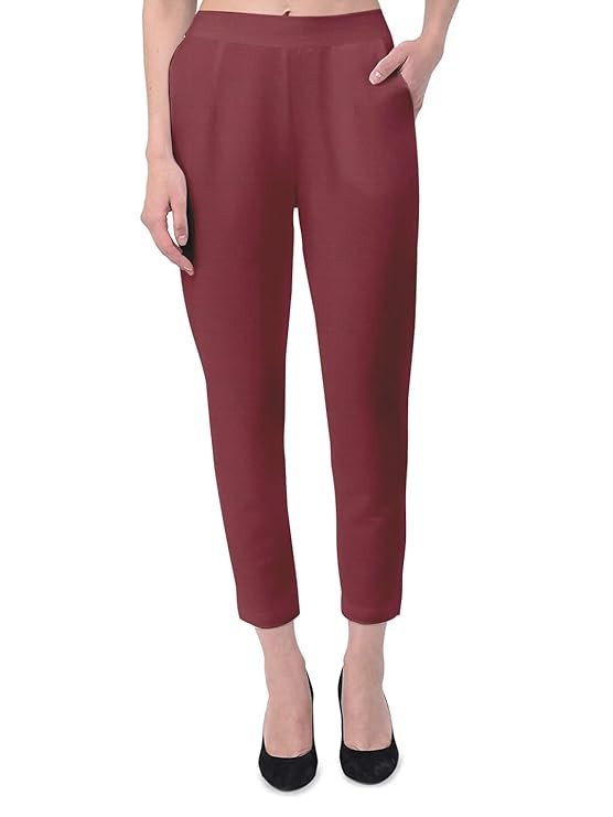 GONATURS Regular fit Pants for Women with Pocket