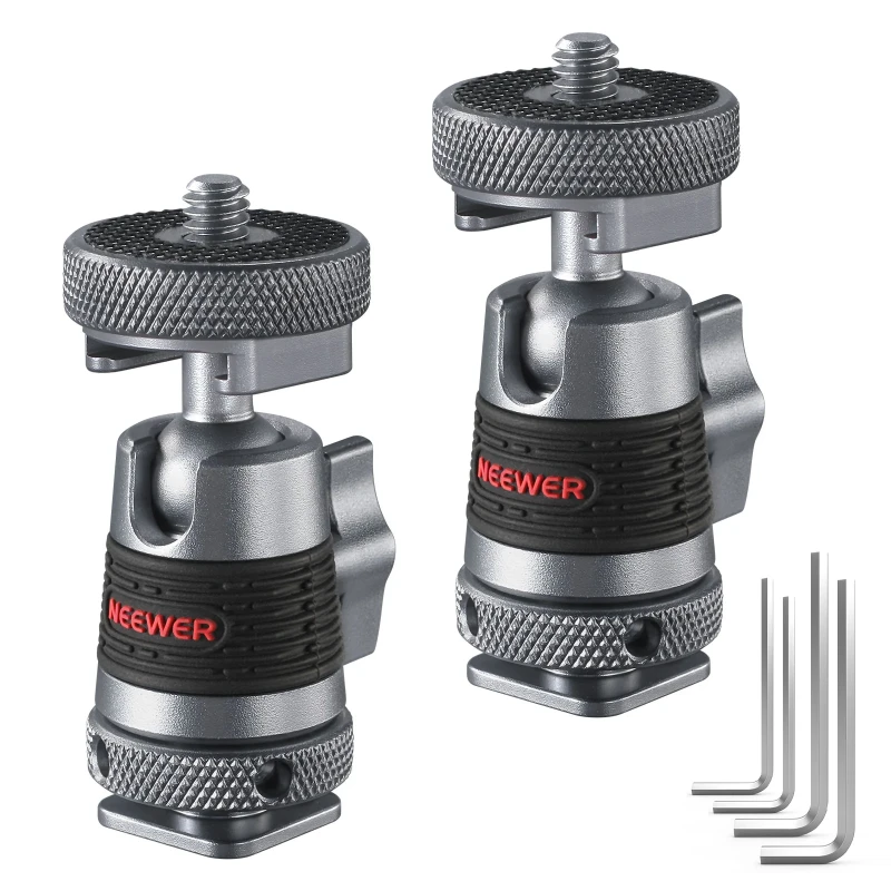 NEEWER ST44 Mini Two Ball Heads