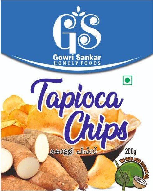 Organic And Crispy Fresh Tapioca Chips (കപ്പ വറുത്തത്) - 200g