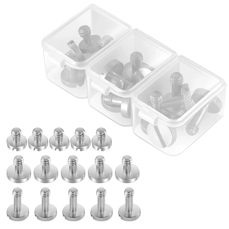 NEEWER UA026 15PCS 1/4" Screws with Storage Cases