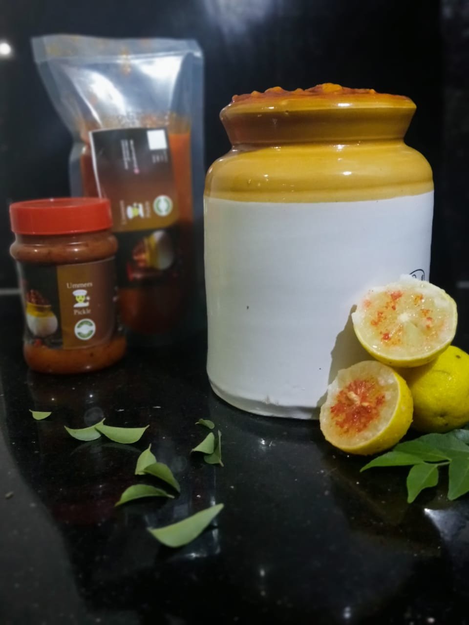 Ummee's Organic And Home Made Lemon Pickles No Chemicals No Preservatives-(250g,500,1kg)