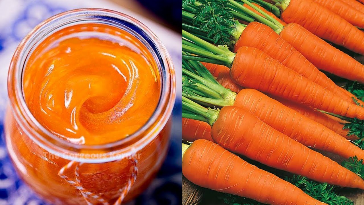 Natural Organic Carrot Face Gel Made With Fresh Carrot Juice