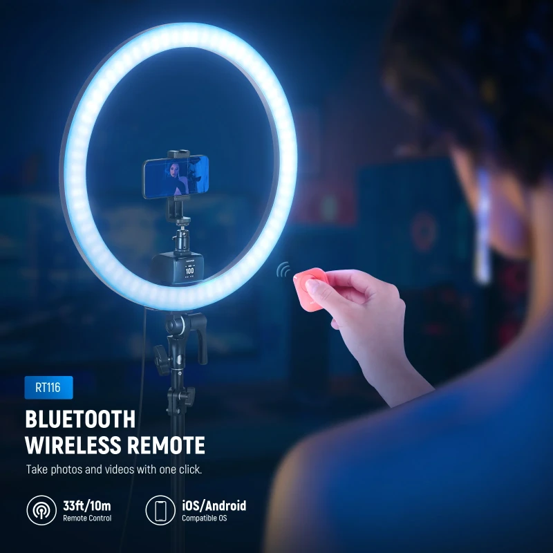 RGB App Control 2500K-10000K Ring Light Kit (SRP18C)