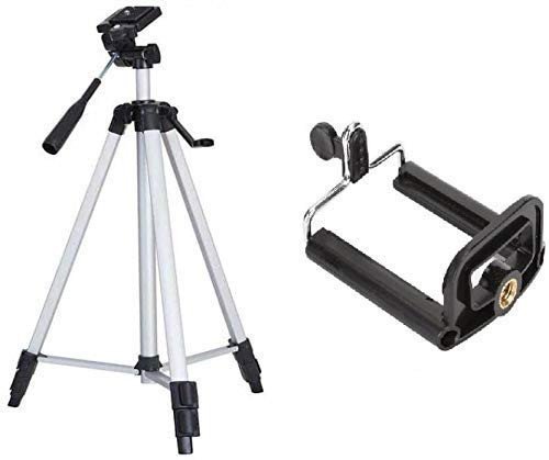 OUD® Professional Tripod Stand 330A with Lightweight Aluminum 3 Way Head for Digital Camera (DSLR) Supports Up to 3000 g