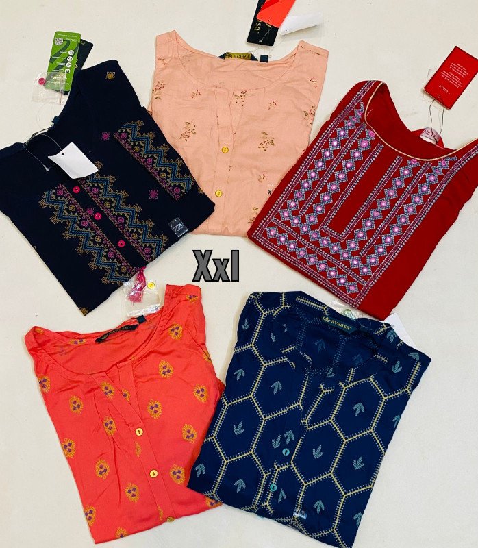 Sew In Style Attractive & Stylish Kurta For Women - Multicolour (XXL) | Ladies Kurta | Churidar Top