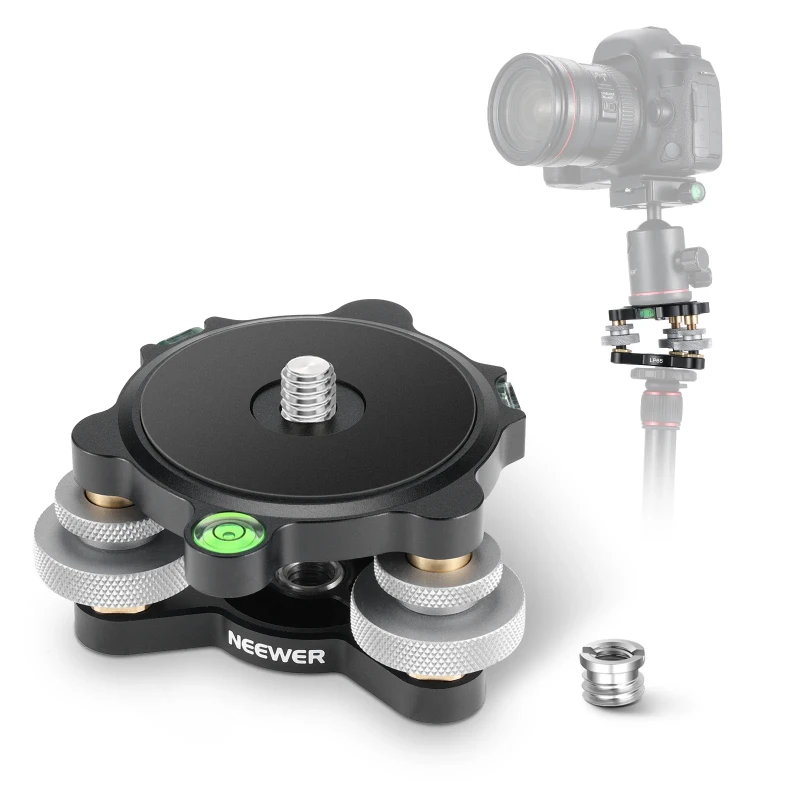 Camera Tripod Leveling Base (LP65)