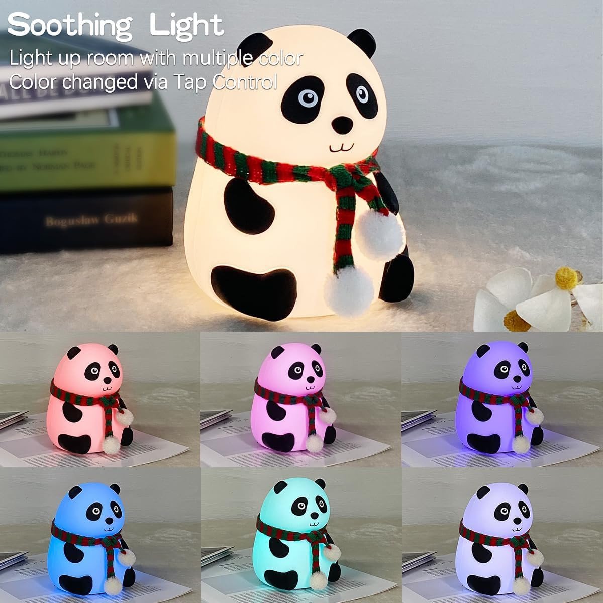 SmartGadgets Kids Sleeping Panda Night Light Lamb/Silicon Animal Night Light Lamb For Kids Bedroom
