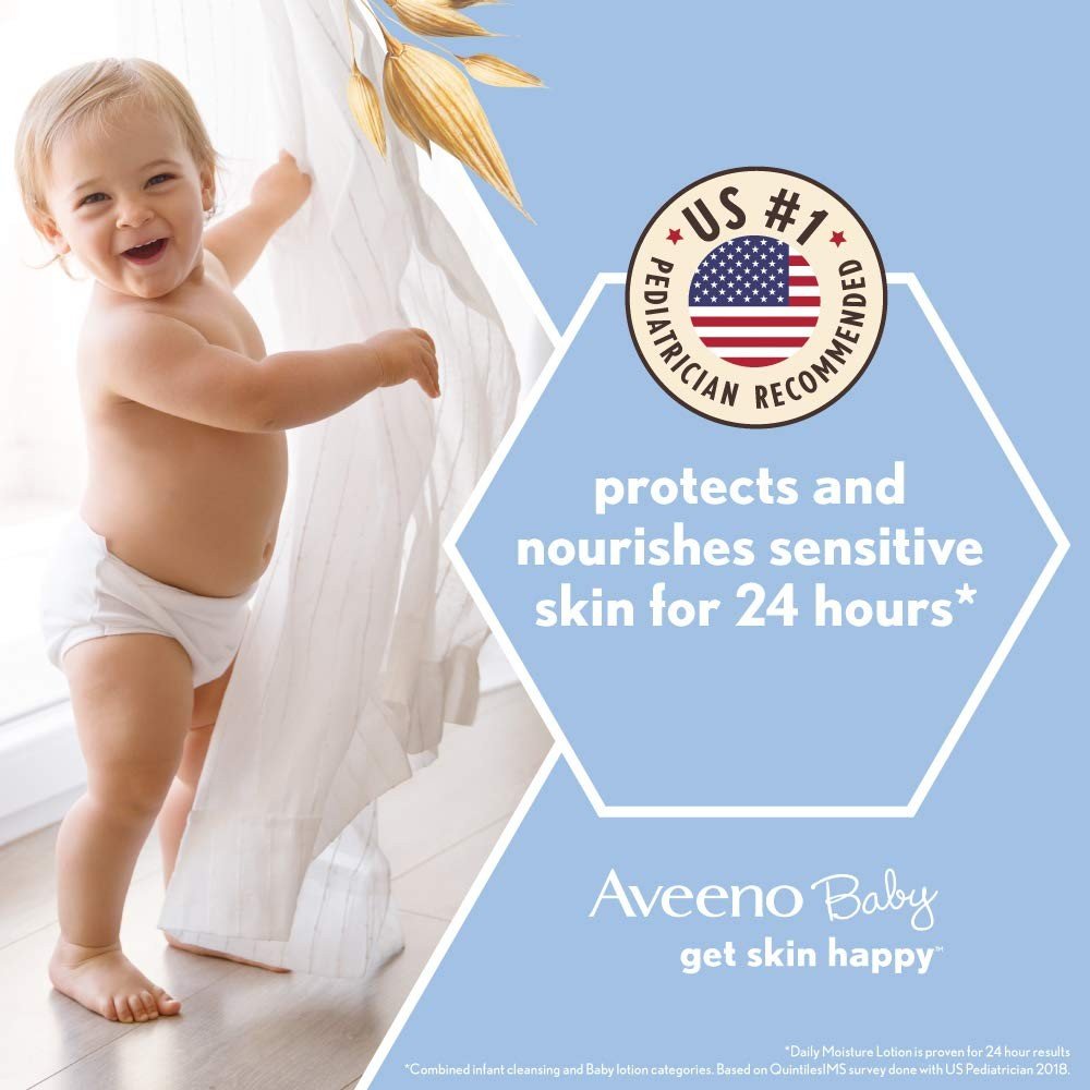 Aveeno Baby Daily Moisturising Bath for Delicate Skin Cream (354ml)