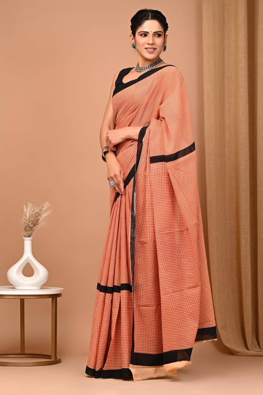 Latest cotton saree online price below 500Rs. - RoMi Florist