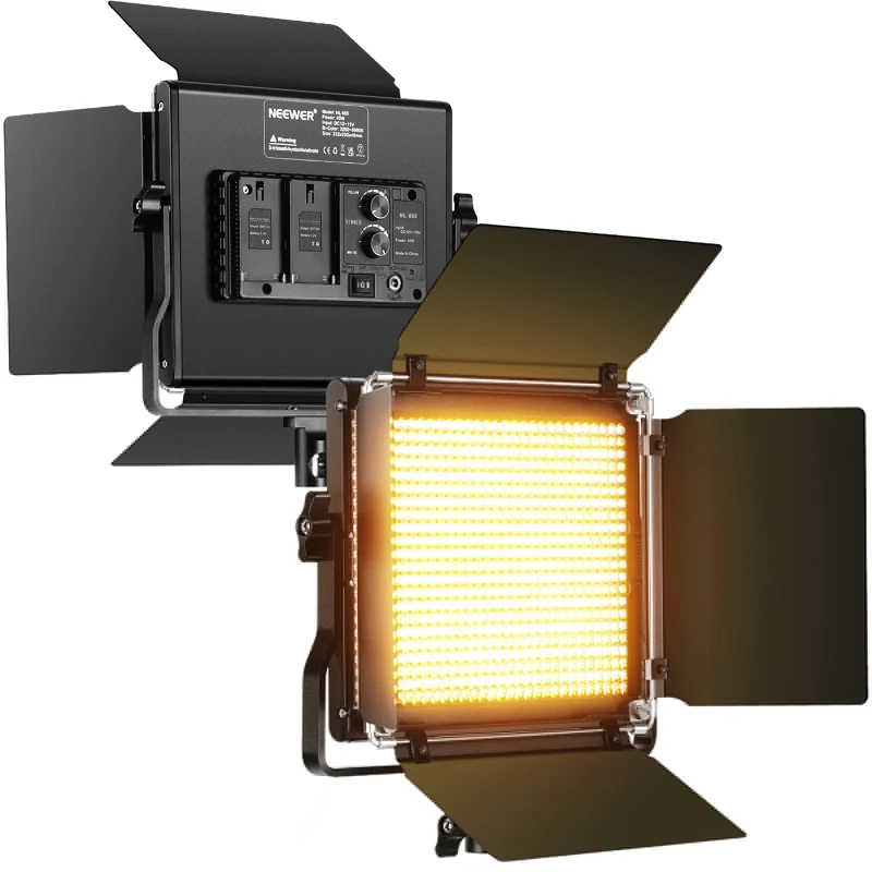 2 Packs Bi-Color LED Video Lights (NL660)