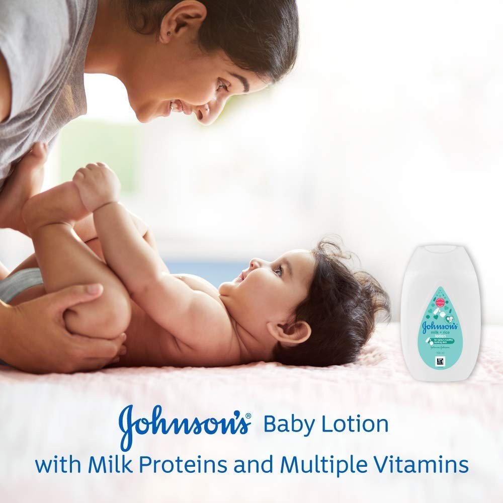 Johnson's Baby Milk and Rice Lotion (200ml) Visit the Johnson's Store
