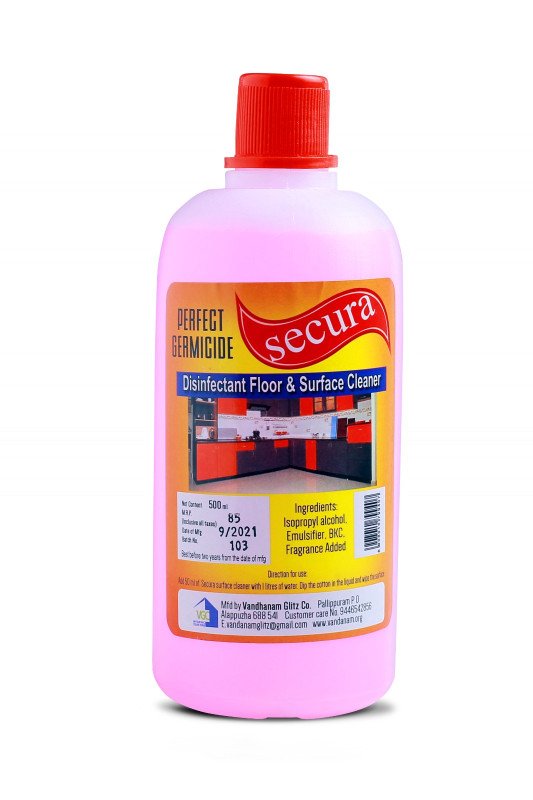 Secura Disinfectant Floor & Surface Cleaner 500ml | Perfect Germicide | Kills All Germs