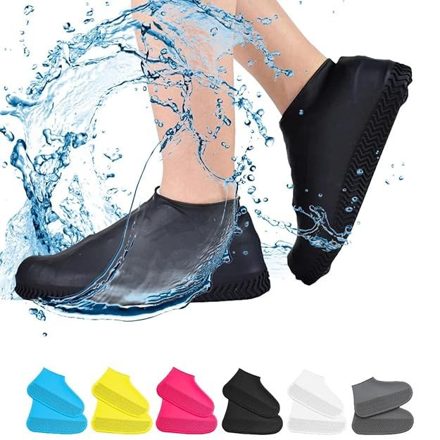 SmartGadgets Silicone Shoe Cover-Waterproof Shoe Covers Reusable Silicone Cover Shoes Rain Boots for Men, Women, Kids |Overshoes Protectors for Kitchen, Indoor, Outdoor