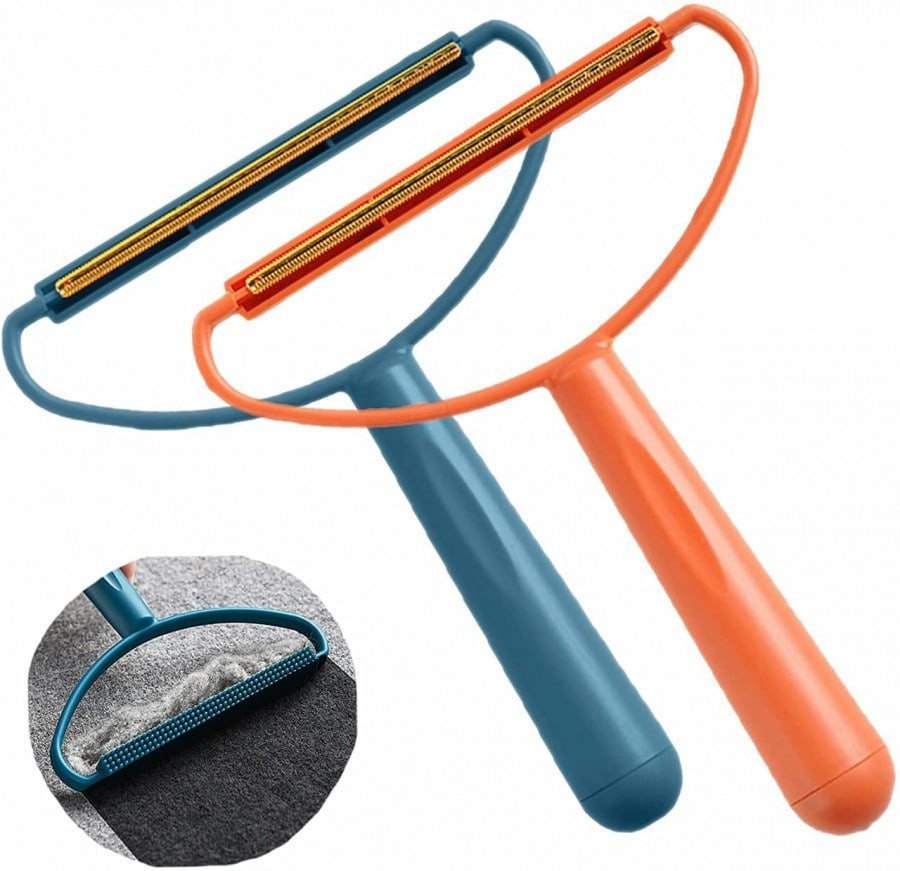 SmartGadgets Lint Remover Pet Hair Remover | Reusable Fabric Shaver Double Sided Cleaner Brush | Fur & Fuzz Shaver from Clothing, Carpet, Furniture, Couch, Wool Clothes (Multicolor)