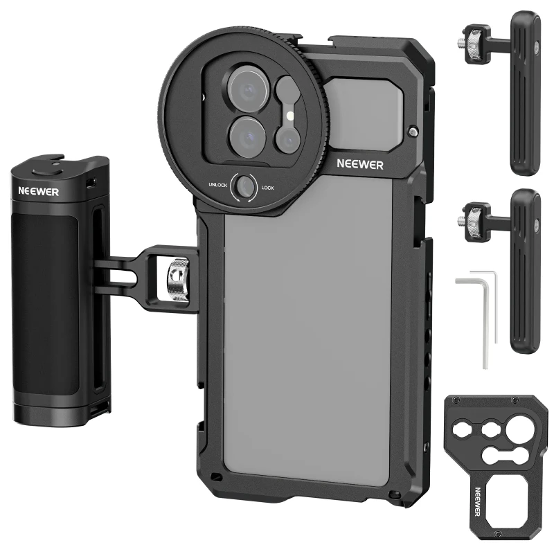 NEEWER S23 Ultra Phone Cage Video Rig Kit - Bluetooth Handle Kit