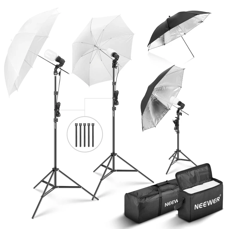 600W Photography Lighting Kit (NK500)