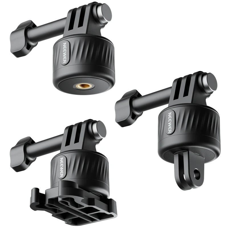 Magnetic Quick Release Tripod Mount Adapter Set Compatible with GoPro Hero (GP-21) )