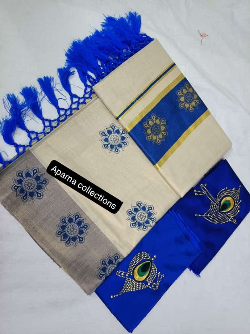 Tulsi Kathir Printed Set Saree, प्रिंटेड साड़ी - Ourplanet, Vijayawada |  ID: 2852737674697