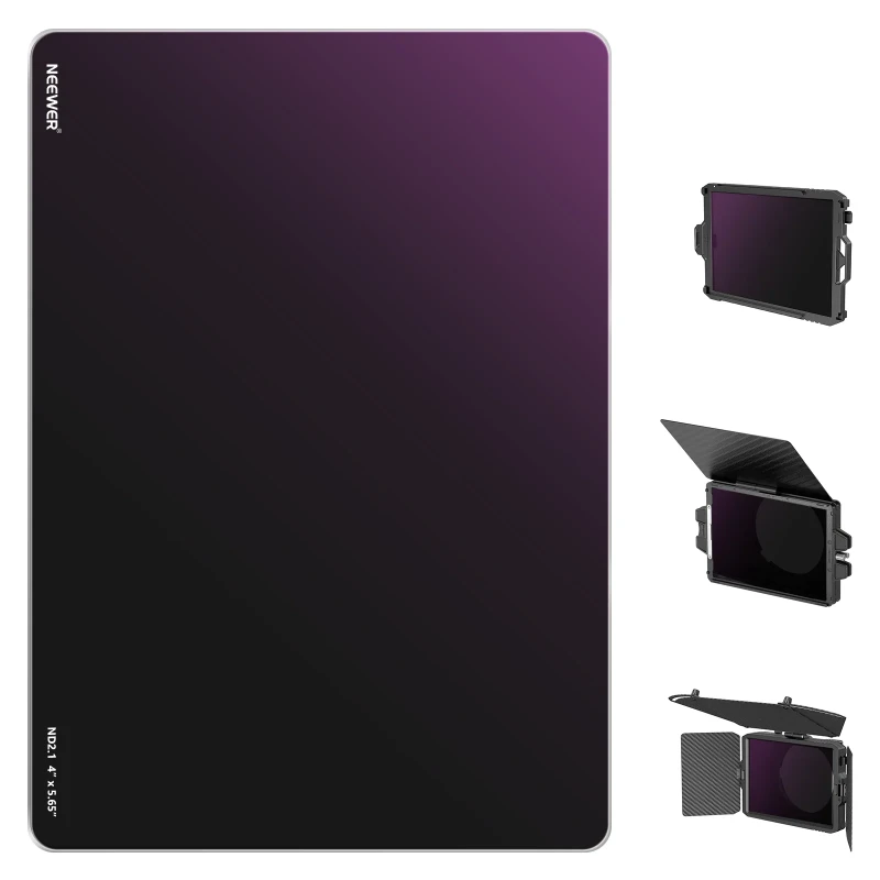 NEEWER Square ND Filter for Camera Lens-ND1.8(6 Stops)