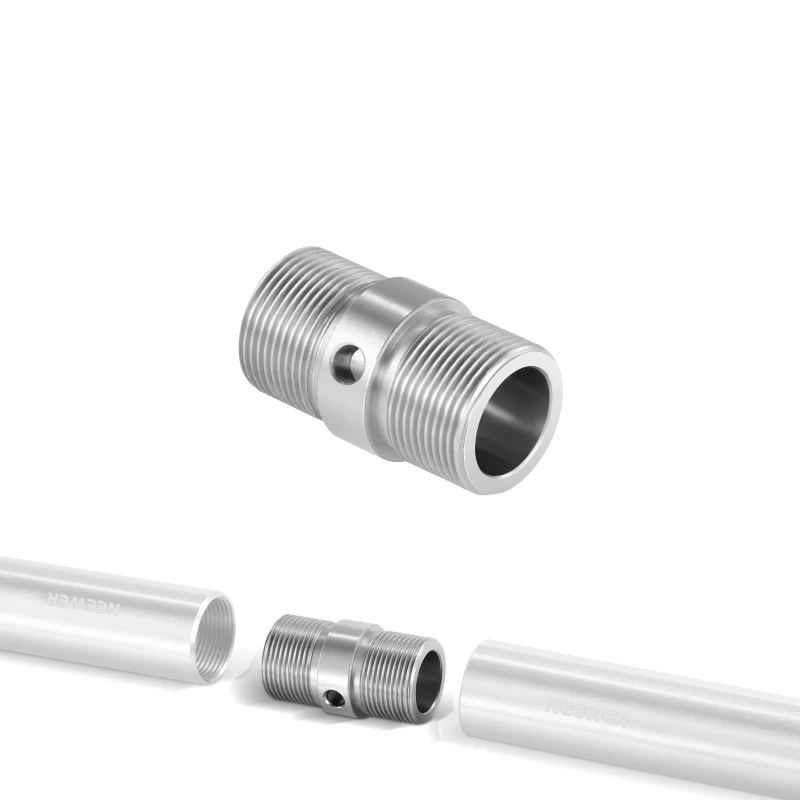 NEEWER Stainless Steel Rod Connector for 19mm Support Rod (SR013)