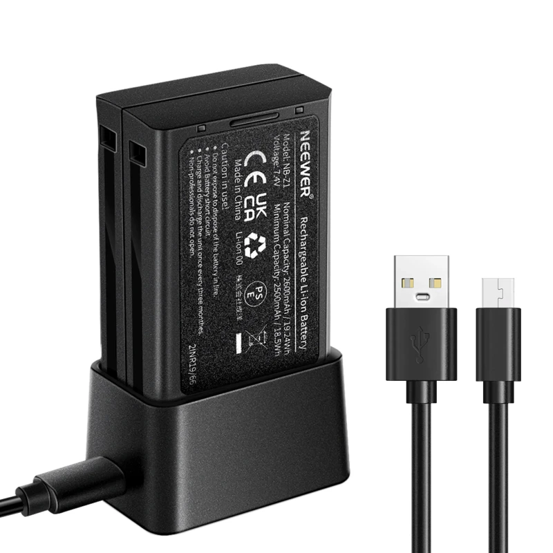 Z1 Z2 Flash Lithium Battery and USB Charger Set