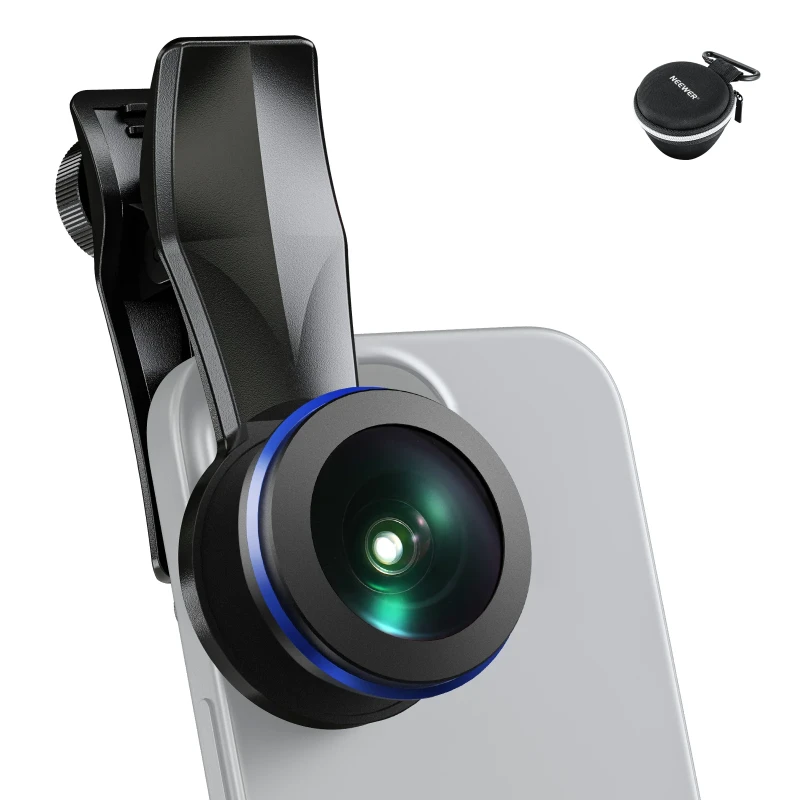 NEEWER 200° Fish Eye VR Lens with 17mm Thread Phone Lens Clip (LS-57)