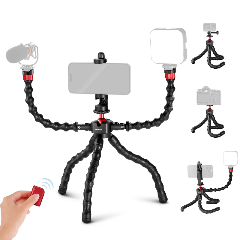 NEEWER Flexible Tripod with Two Magic Arms (T91)