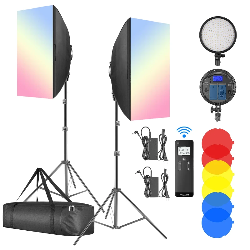 2.4G LED Softbox Light Kit (NW48 II )