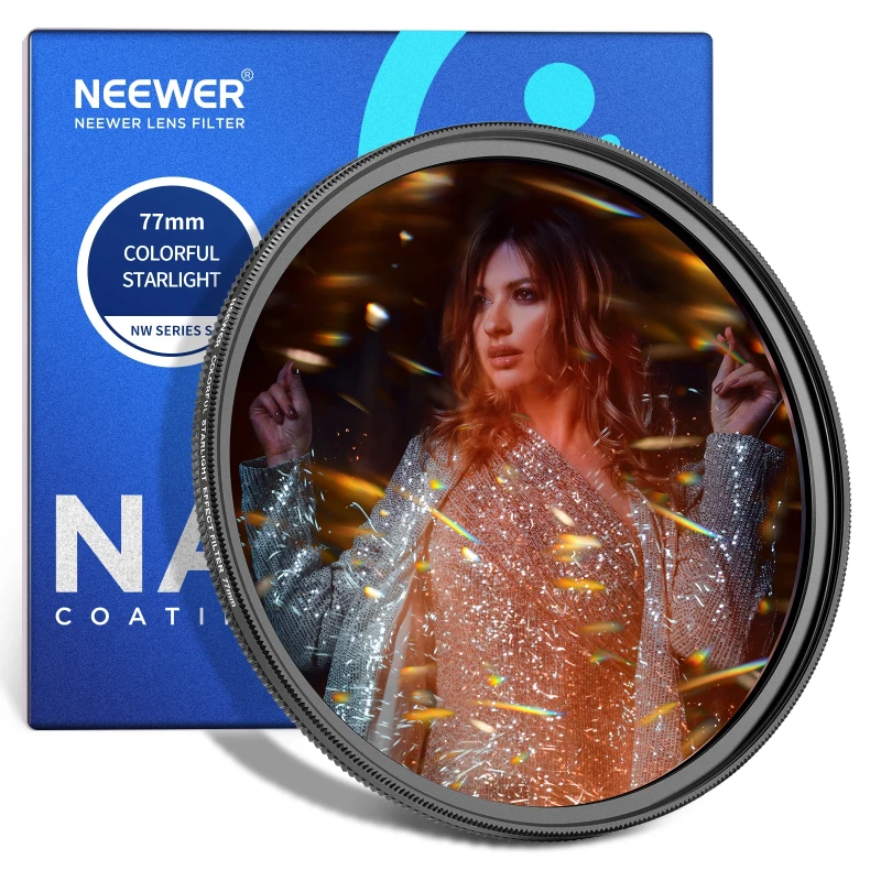 NEEWER Colorful Starlight Brushed Camera Lens Filter