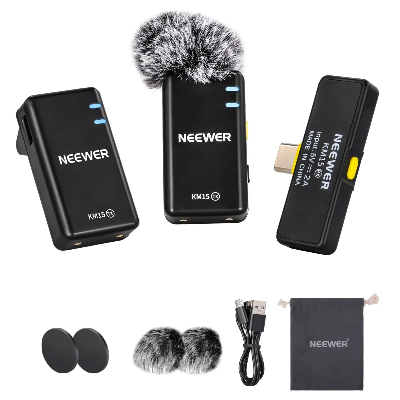 Wireless Microphone Set for Phone with Type C Interface (KM15)