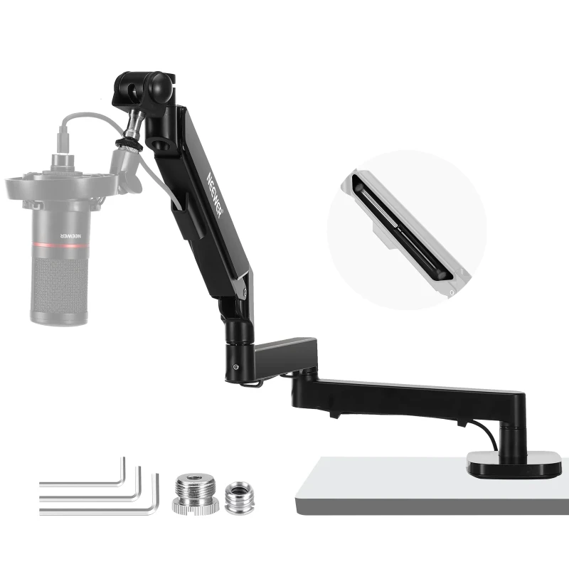 Low Profile Mic Arm Desk Mount (MS002)