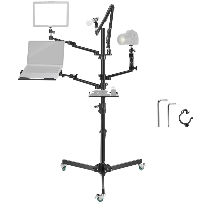 Mobile Live Streaming Multi Mount Floor Stand (DS010)