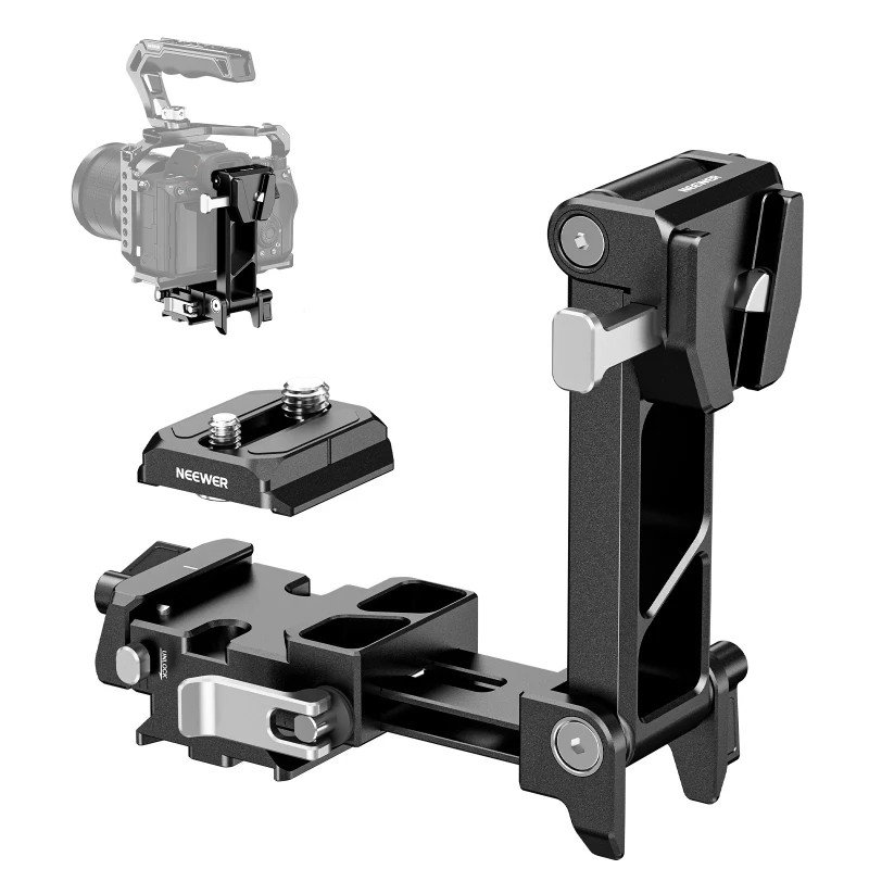 Foldable V Mount Battery Plate with Arca Type QR Plate (PS013)