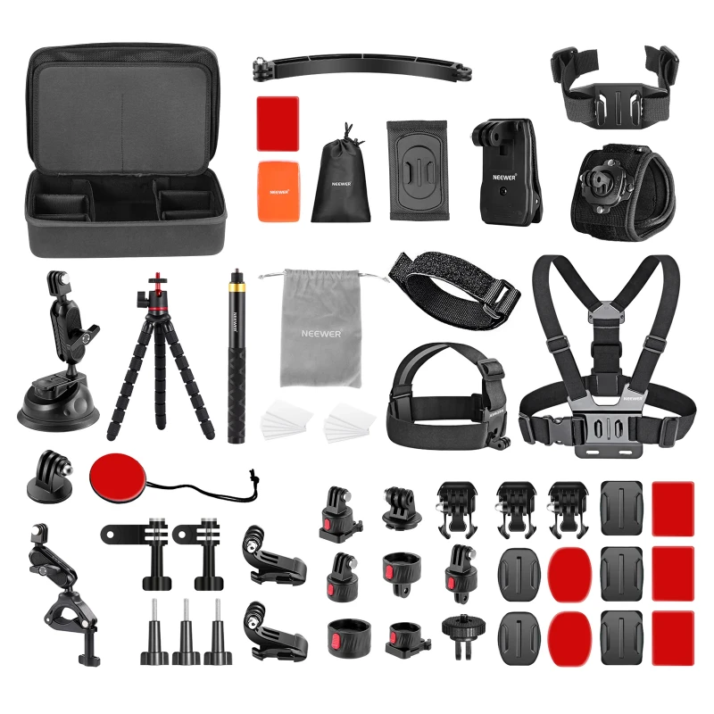 65 in 1 Action Camera Accessory Kit