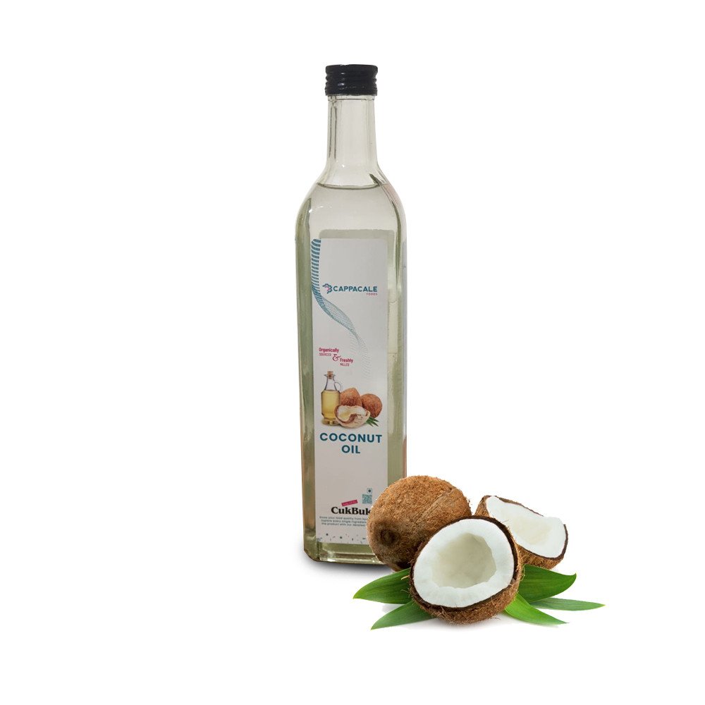 Cappacale Fresh Coconut Oil 1Ltr | Cold Pressed Coconut Oil | Sulfur Free