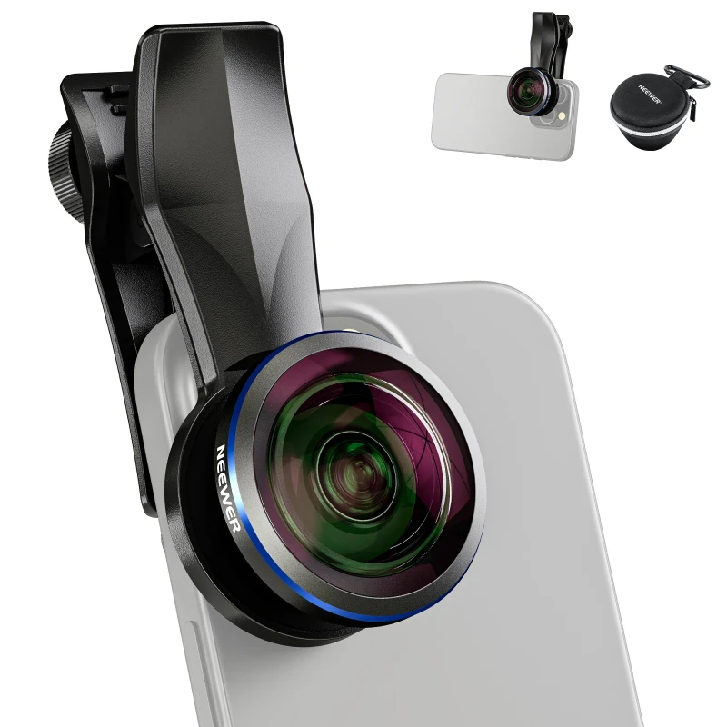 NEEWER PRO 8mm Fisheye Lens with 17mm Thread Phone Lens Clip (LS-29)